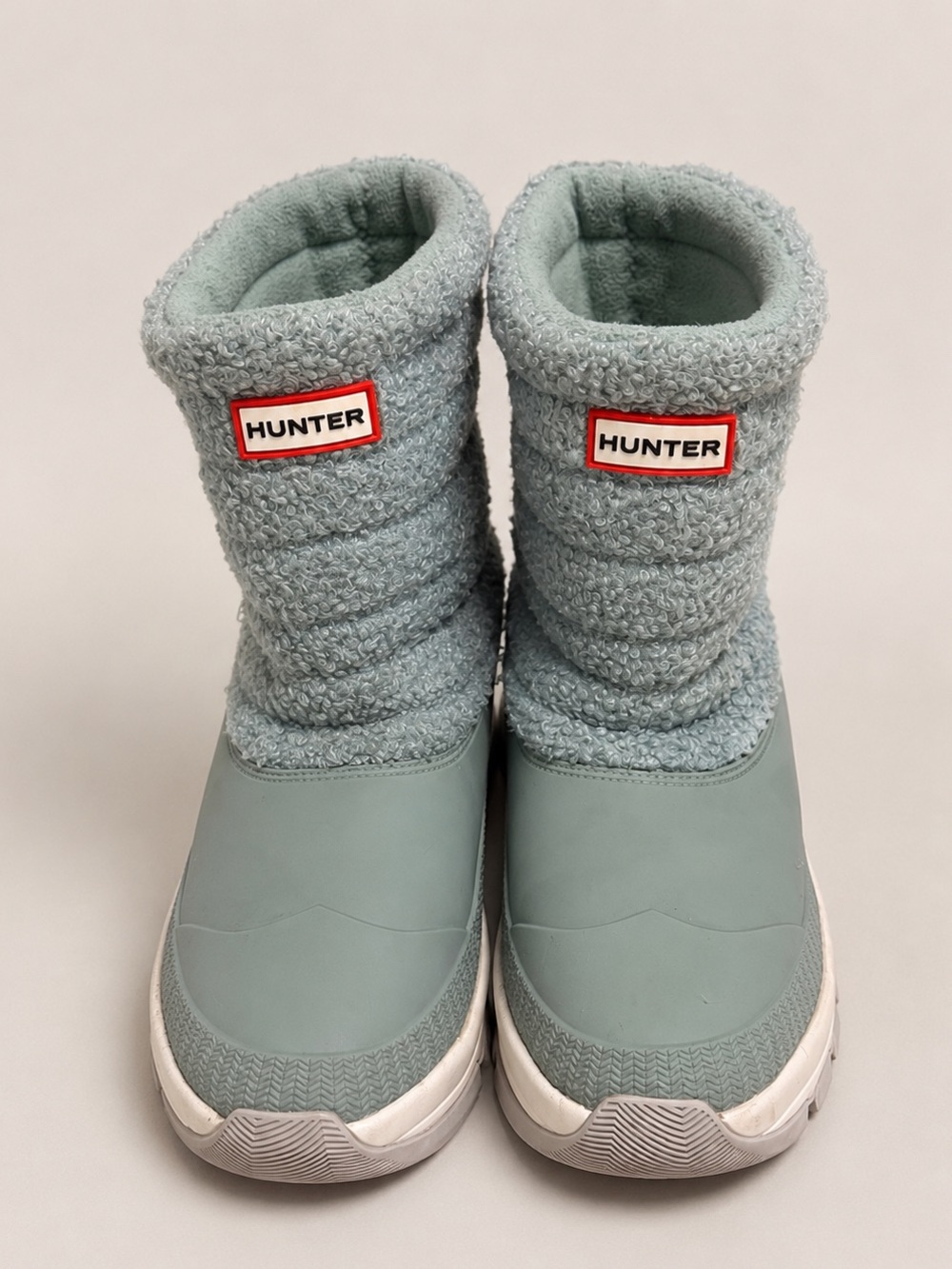 Hunter Boucle Seafoam Sherpa Rain & Snow Boots